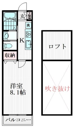 フォンテーヌの物件間取画像